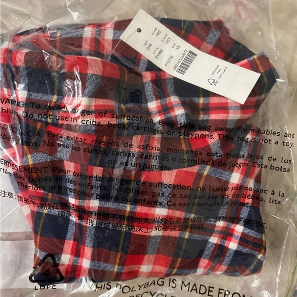 J.Crew XS Plaid Turtleneck New Tags NWT - Picture 2 of 7